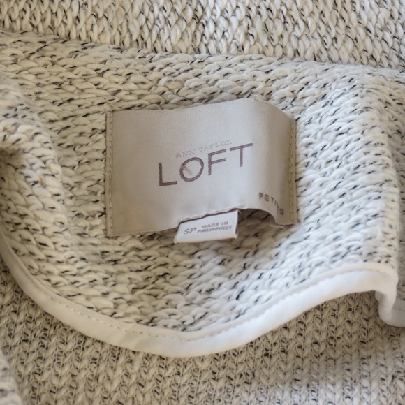 LOFT Super Soft Heather Asymmetrical Blazer Jacket - Picture 4 of 7